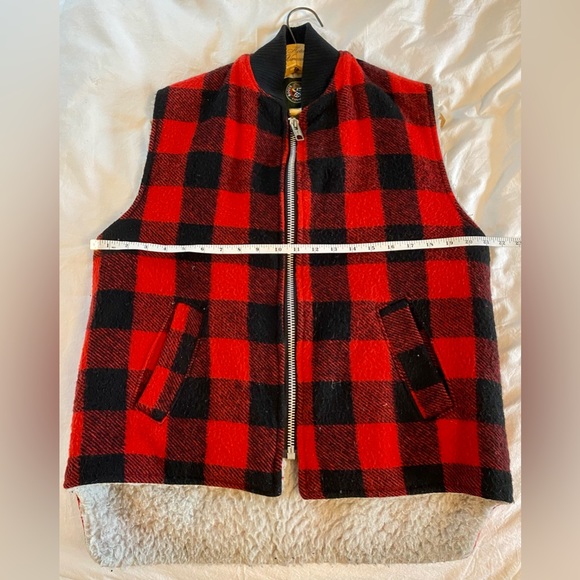Roots Wool Buffalo Plaid Vest - Picture 3 of 5